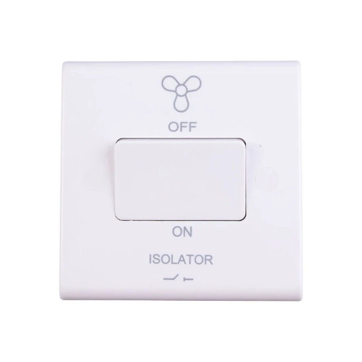 DETA S1247 3-POLE SLIMLINE FAN ISOLATION SWITCH 10a