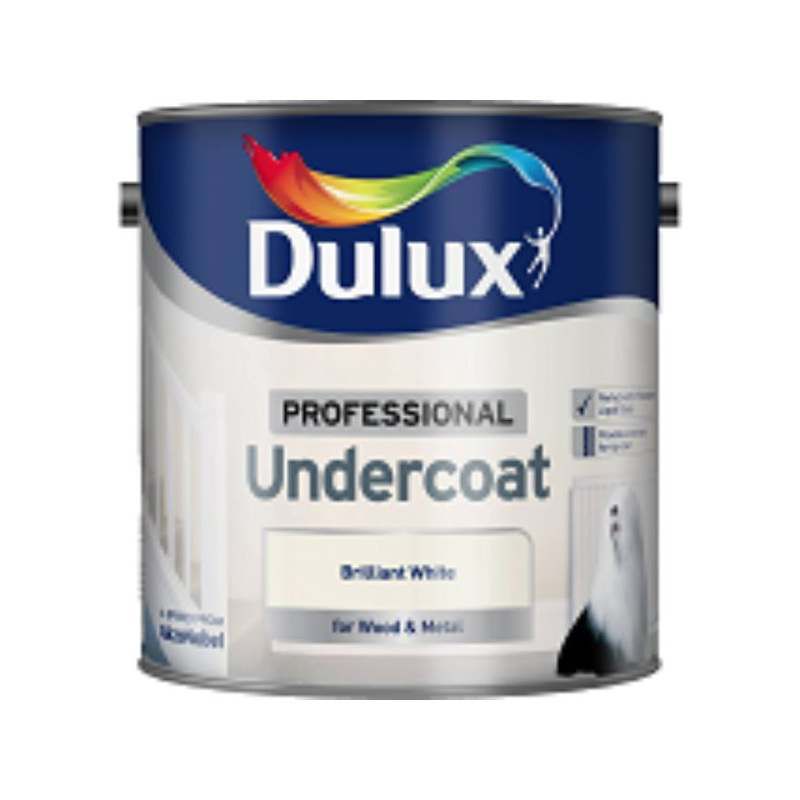 DULUX PROF UNDERCOAT BRILLIANT WHITE 2.5l 5091235