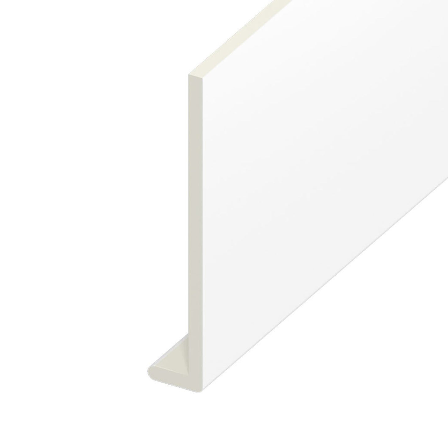 9mm Plain White Capping Board 225mm x 5m
