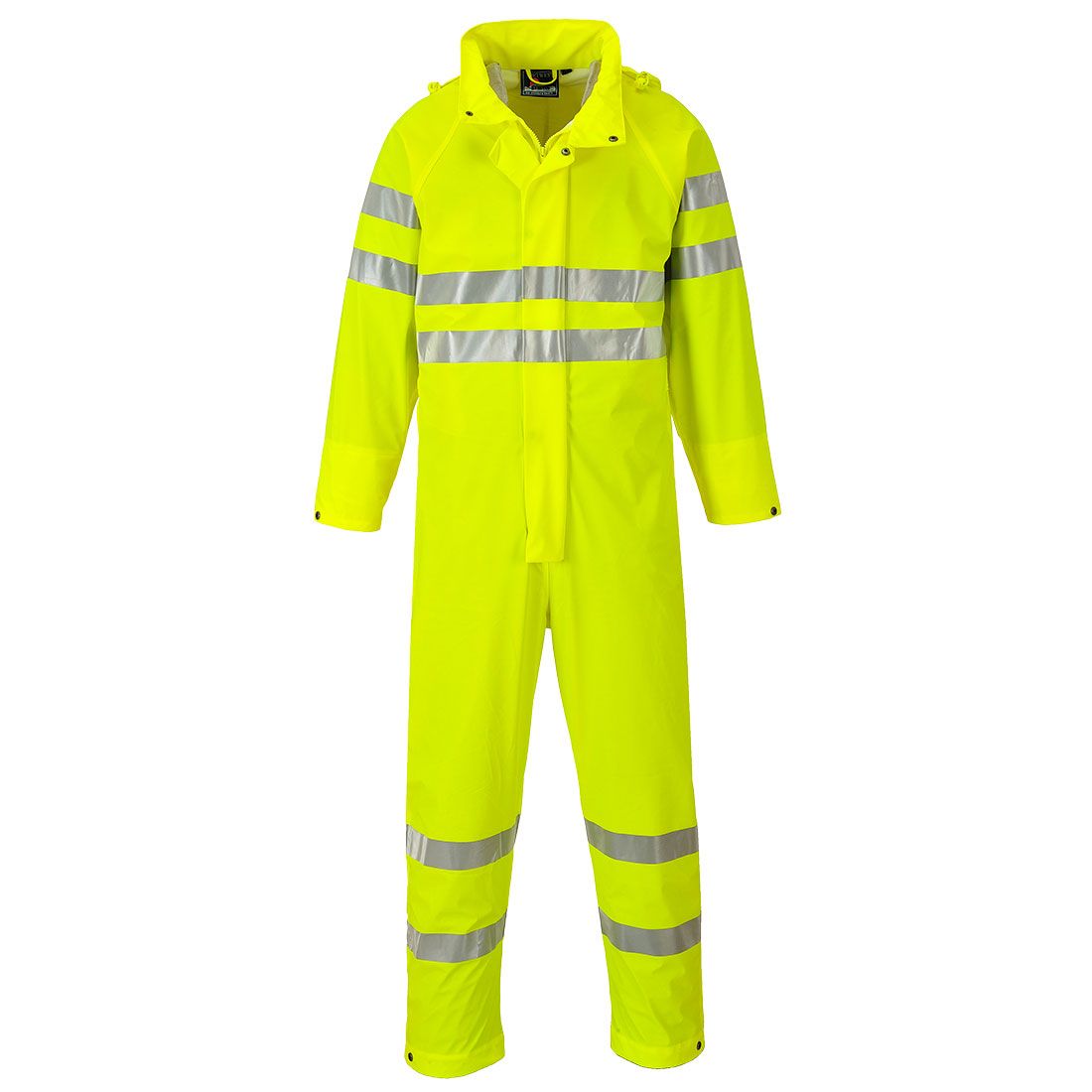 Sealtex Ultra Hi-Vis Rain Coverall, L, R, Yellow