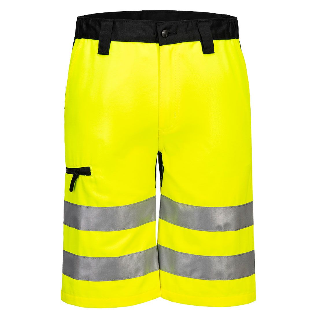 WX2 Eco Hi-Vis Shorts, 28, R, Yellow/Black