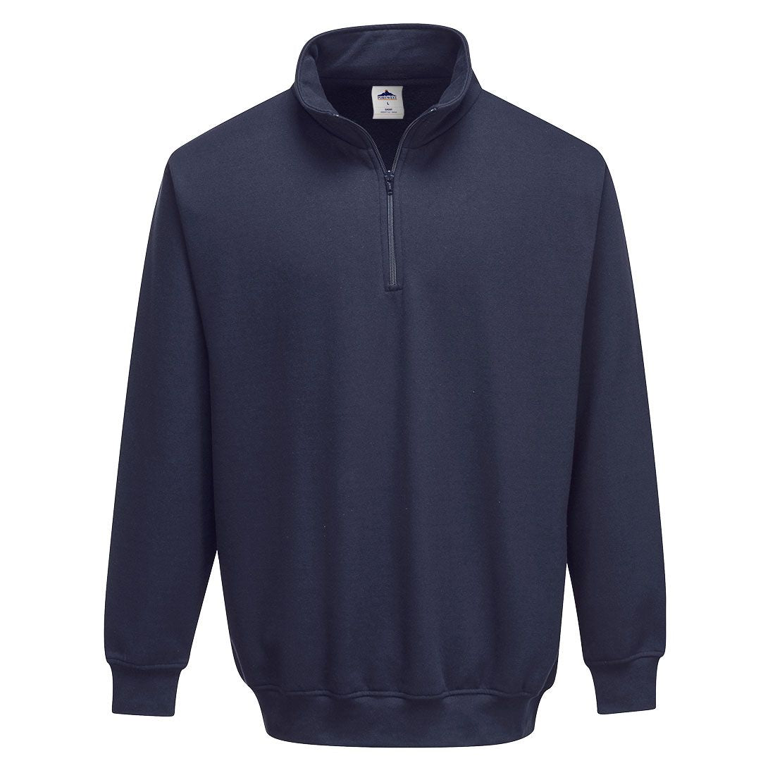 Sorrento Zip Neck Sweatshirt, L, R, Navy