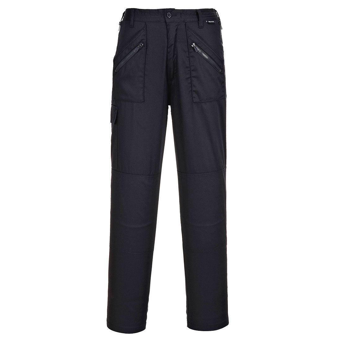 Women's Action Trousers, S, T, Black Tall