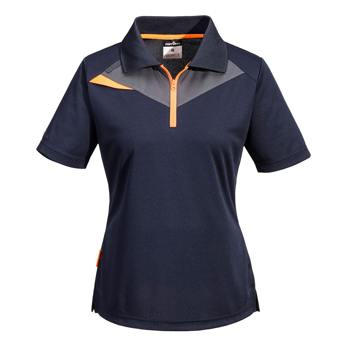 DX4 Women's Polo Shirt S/S, L, R, Navy