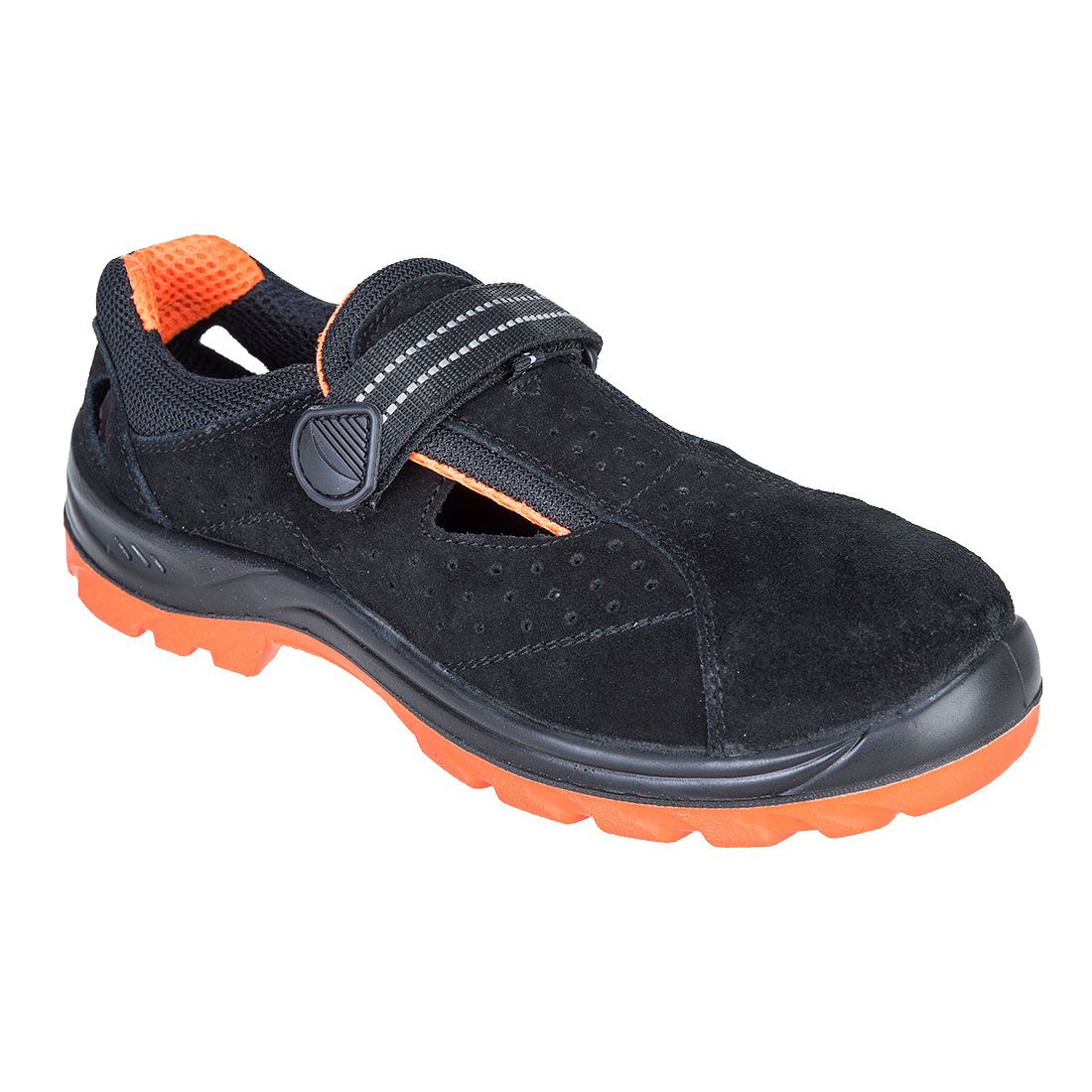 Steelite Obra Sandal S1, 38, R, Black