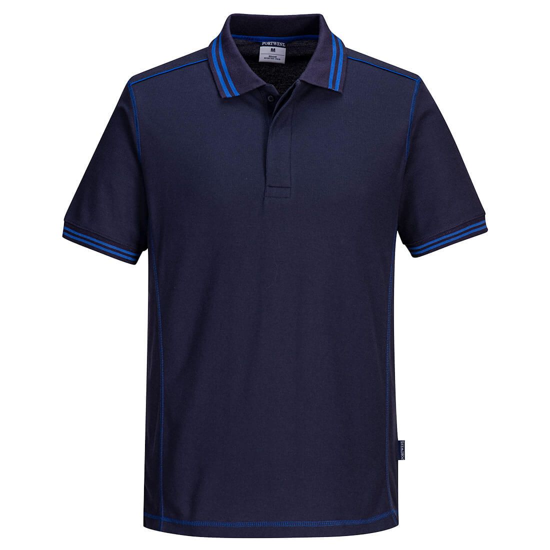 Essential Two Tone Polo Shirt, XL, R, Navy/Royal