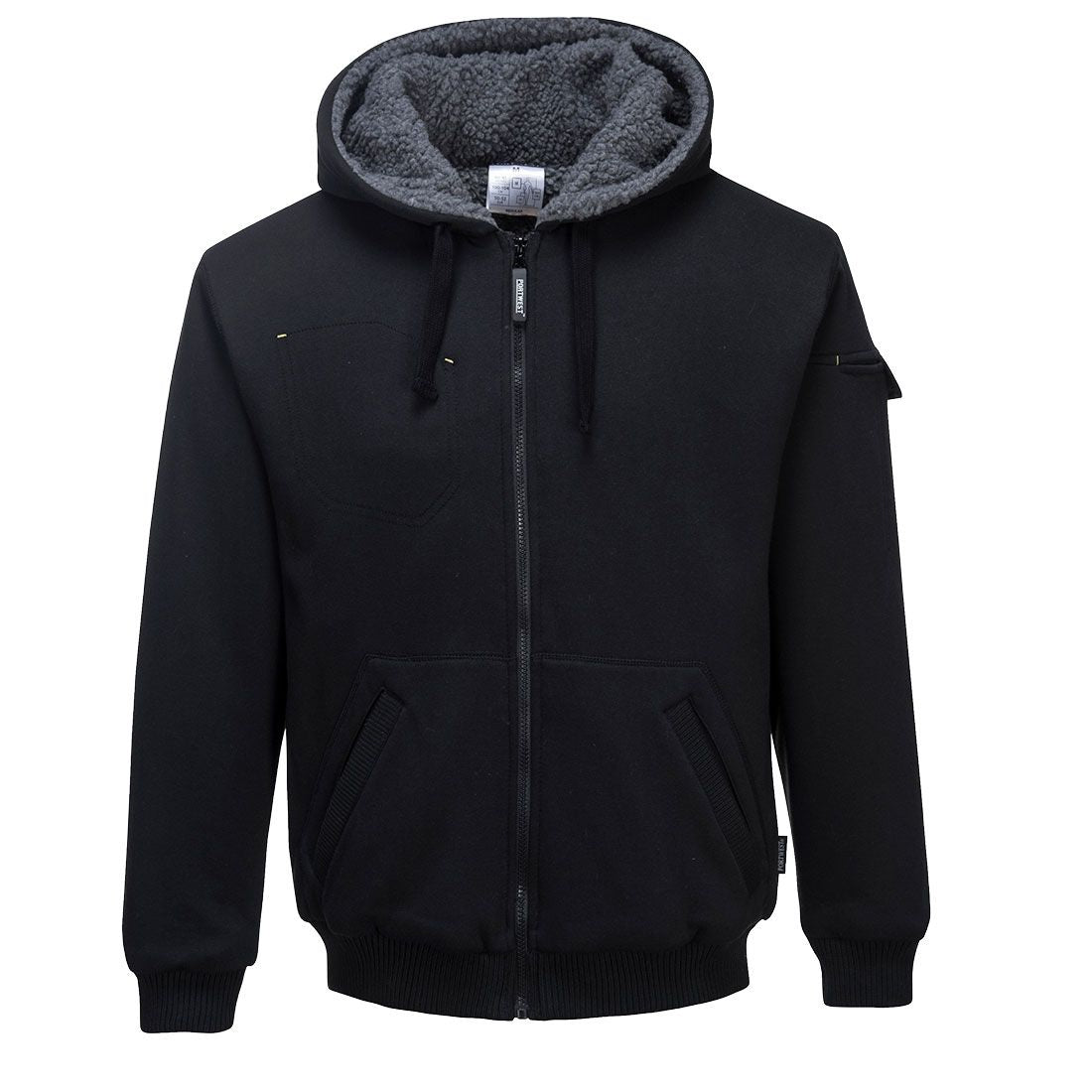 Pewter Jacket, L, R, Black