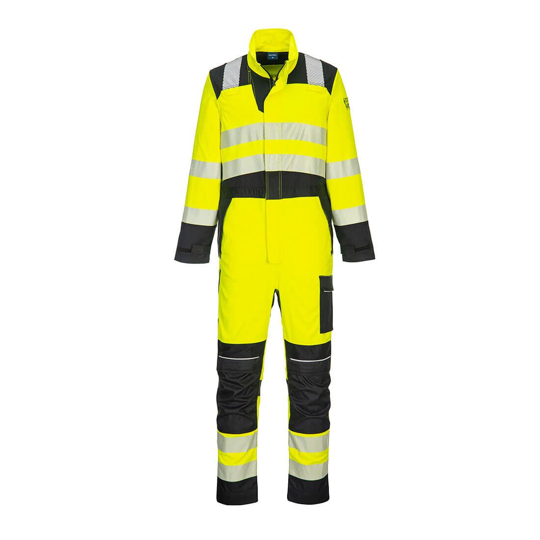 PW3 FR Hi-Vis Coverall, L, R, Yellow/Black