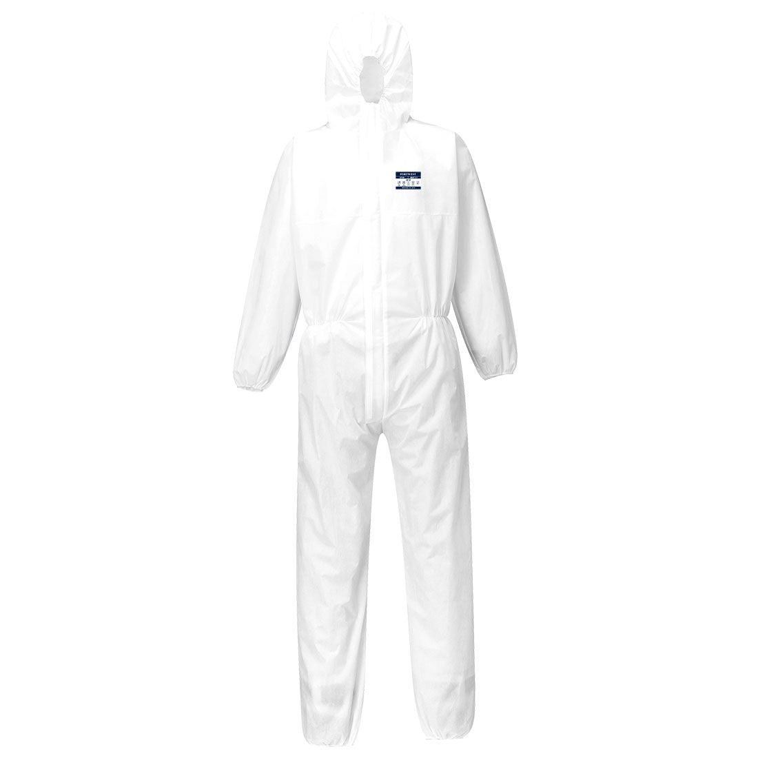 BizTex SMS Coverall Type 5/6 (Pk50), 4XL, R, White