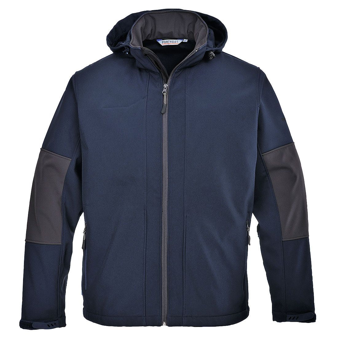 Softshell with Hood (3L), L, R, Navy