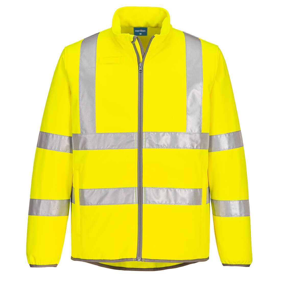 Eco Hi-Vis Softshell (2L), M, R, Yellow