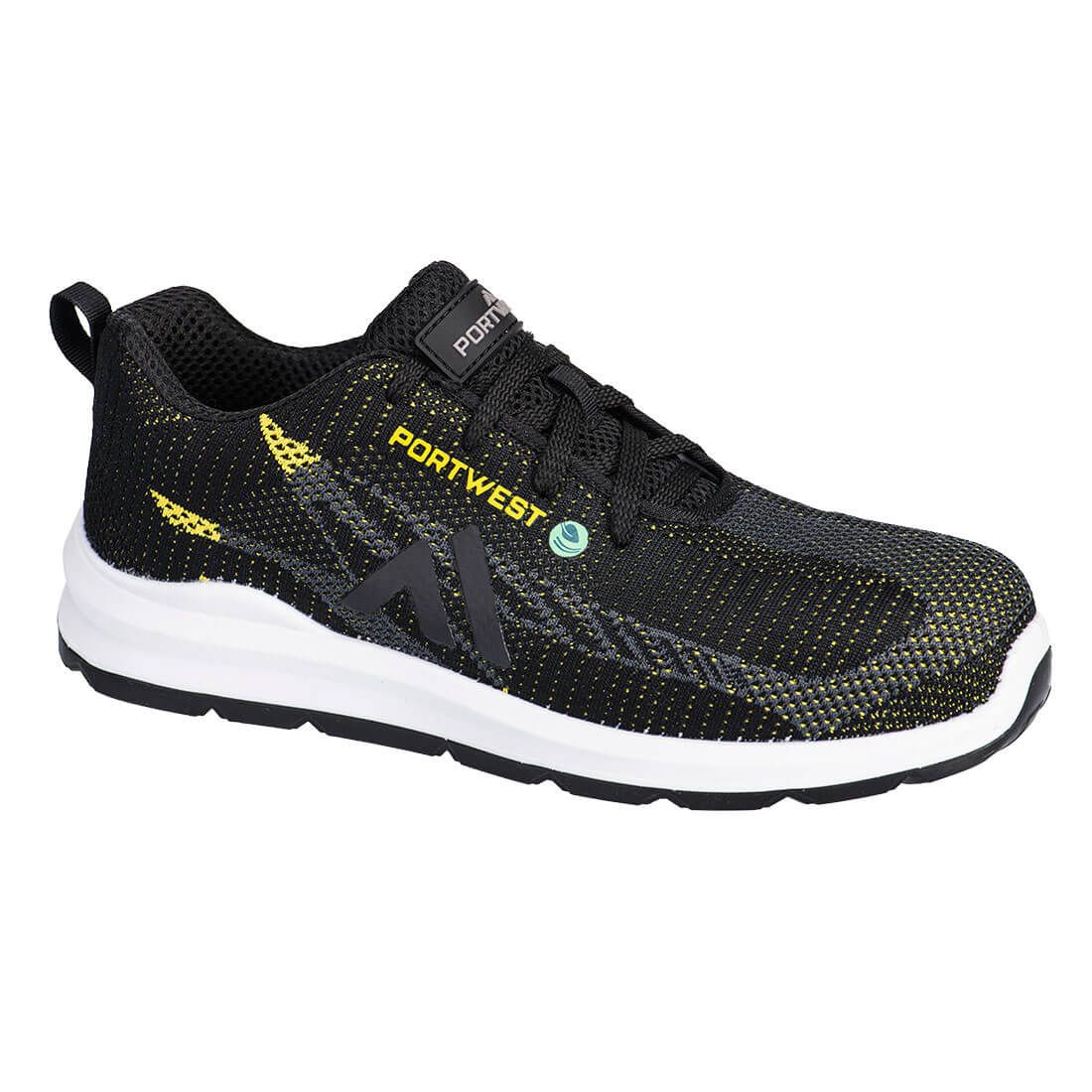 Eco Fly Composite Trainer S1PS SR FO, 36, , Black/Yellow
