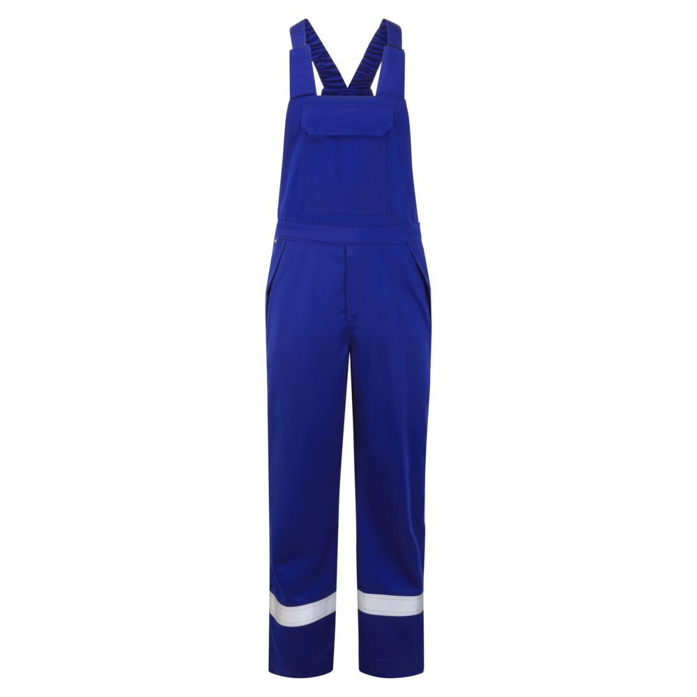 Bizflame Work+ FR Bib and Brace, L, R, Royal Blue