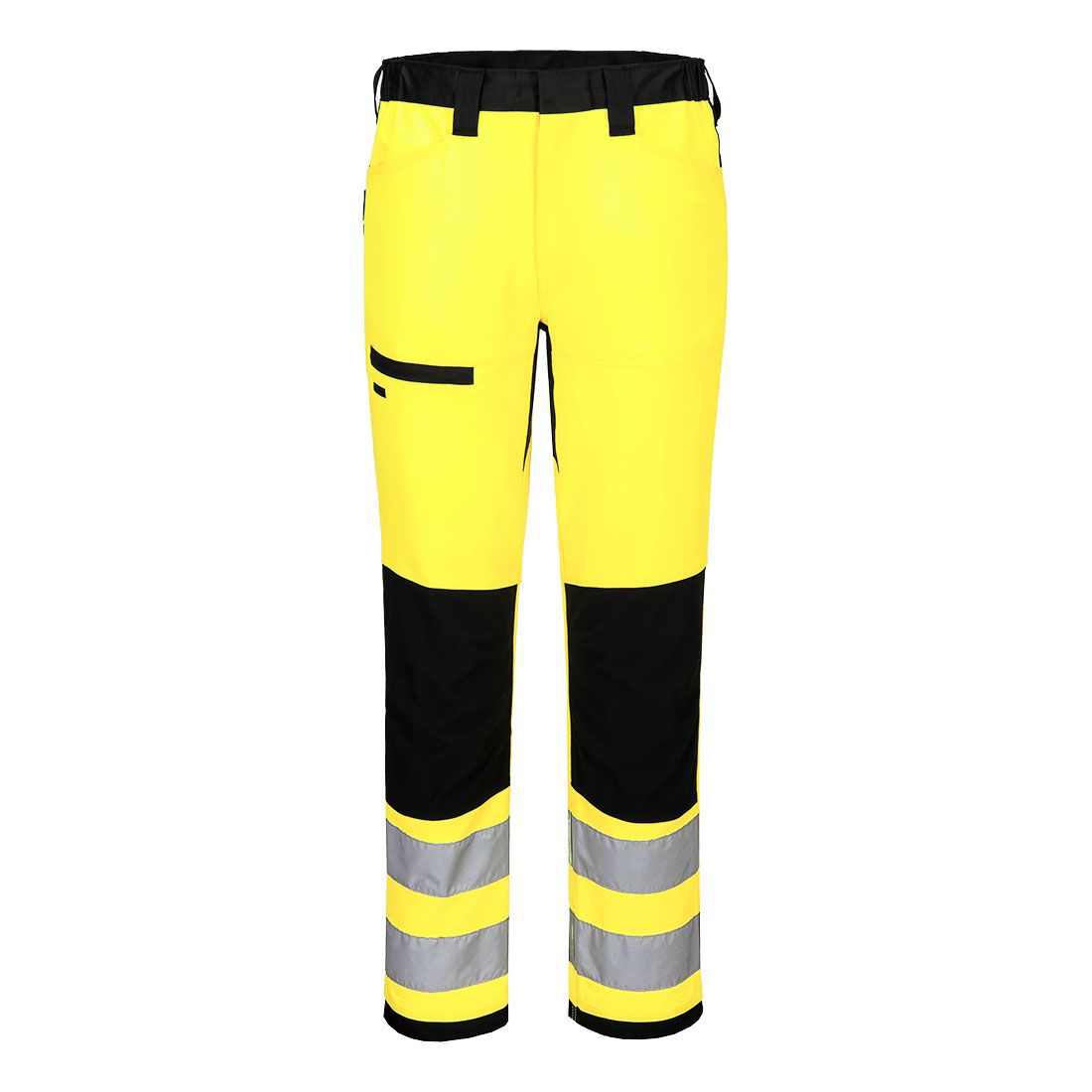 WX2 Eco Hi-Vis Class 2 Service Trouser, 28, R, Yellow/Black