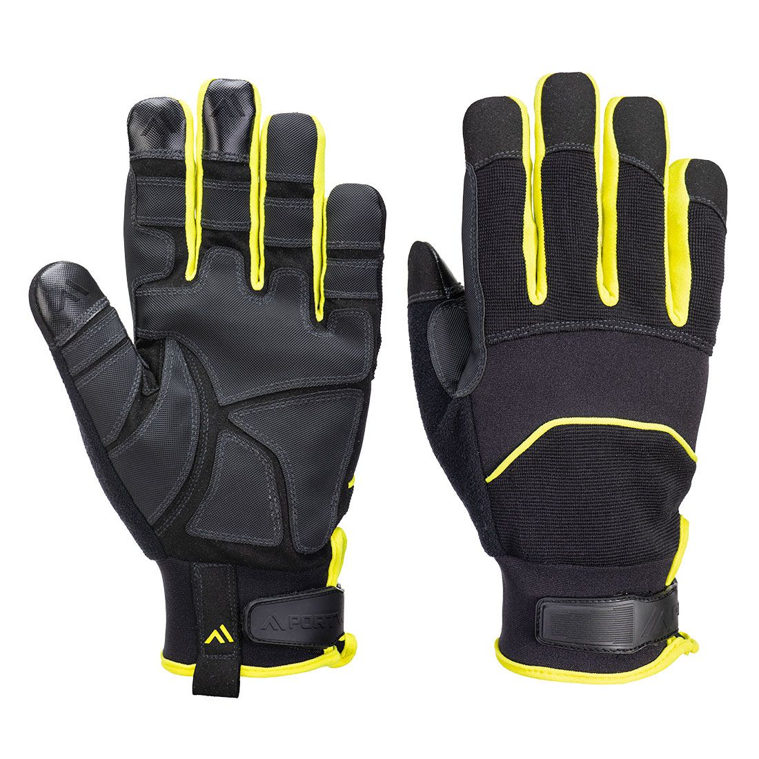 Needle Resistant Glove, L, , Black/Yellow