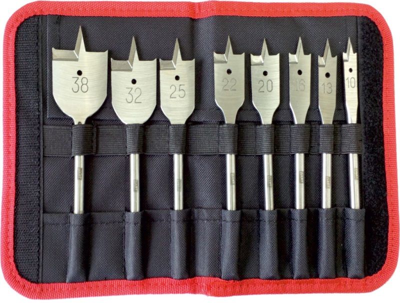 DART DFB8SET 8 PIECE FLAT WOOD BIT SET