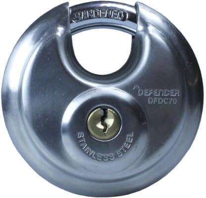 SQUIRE DEFENDER DISCUS PADLOCK 70mm DFDC70