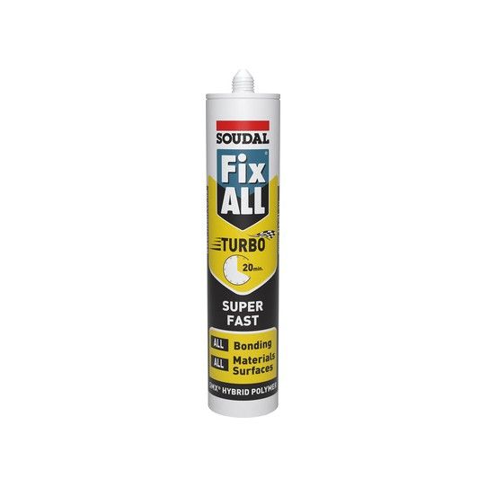 SOUDAL FIX ALL TURBO 290ml WHITE 122236