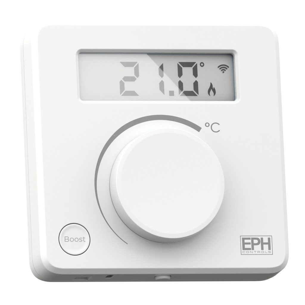 EPH RF ROOM THERMOSTAT C/W BOOST BUTTON FOR R_7-RT & EMBER RFR