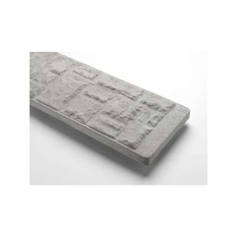 NAYLOR WET-MIX SMOOTH CONCRETE ROCK FACE GRAVEL BOARD 6' x 12" 12GBRC