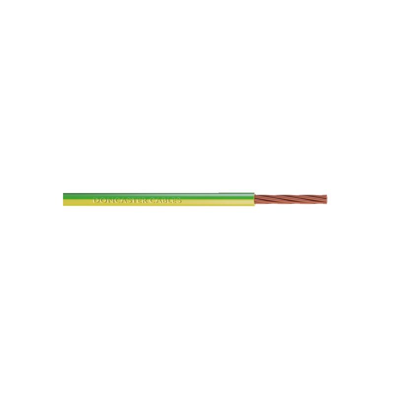 DONCASTER CABLE 6491X710G/Y100 PVC BASEC 100m 10.0mm GREEN/YELLOW