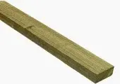 TTG 38 x 87mm x 3.6m RAIL GREEN TREATED