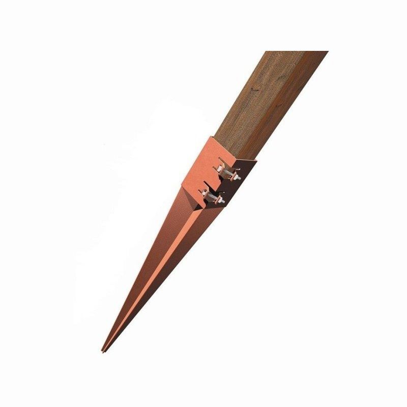 GRANGE 1104 50A450 POST SUPPORT PLAIN BOX 50 x 450mm RED SPIKE