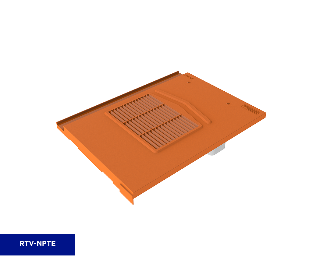 TIMLOC NON-PROFILE ROOF TILE VENT TERRACOTTA RTV-NPTE