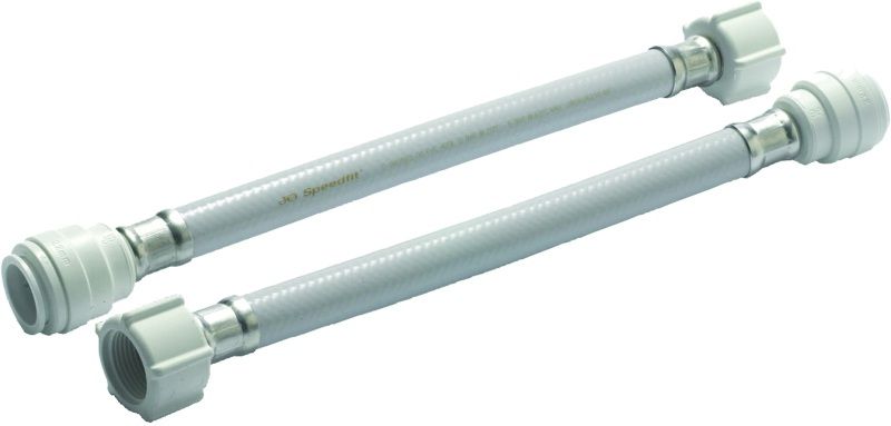SPEEDFIT PFLX15 PVC FLEXI HOSE 15mm x 1/2" 300mm (HAND TIGHTEN) 70011600