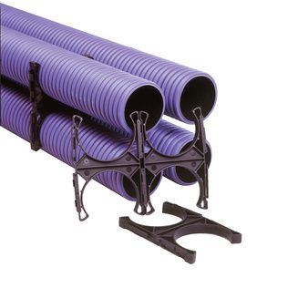 POLYPIPE RIDGIDUCT 4 WAY DUCT SPACER OD DUCT 110mm RBS110X4