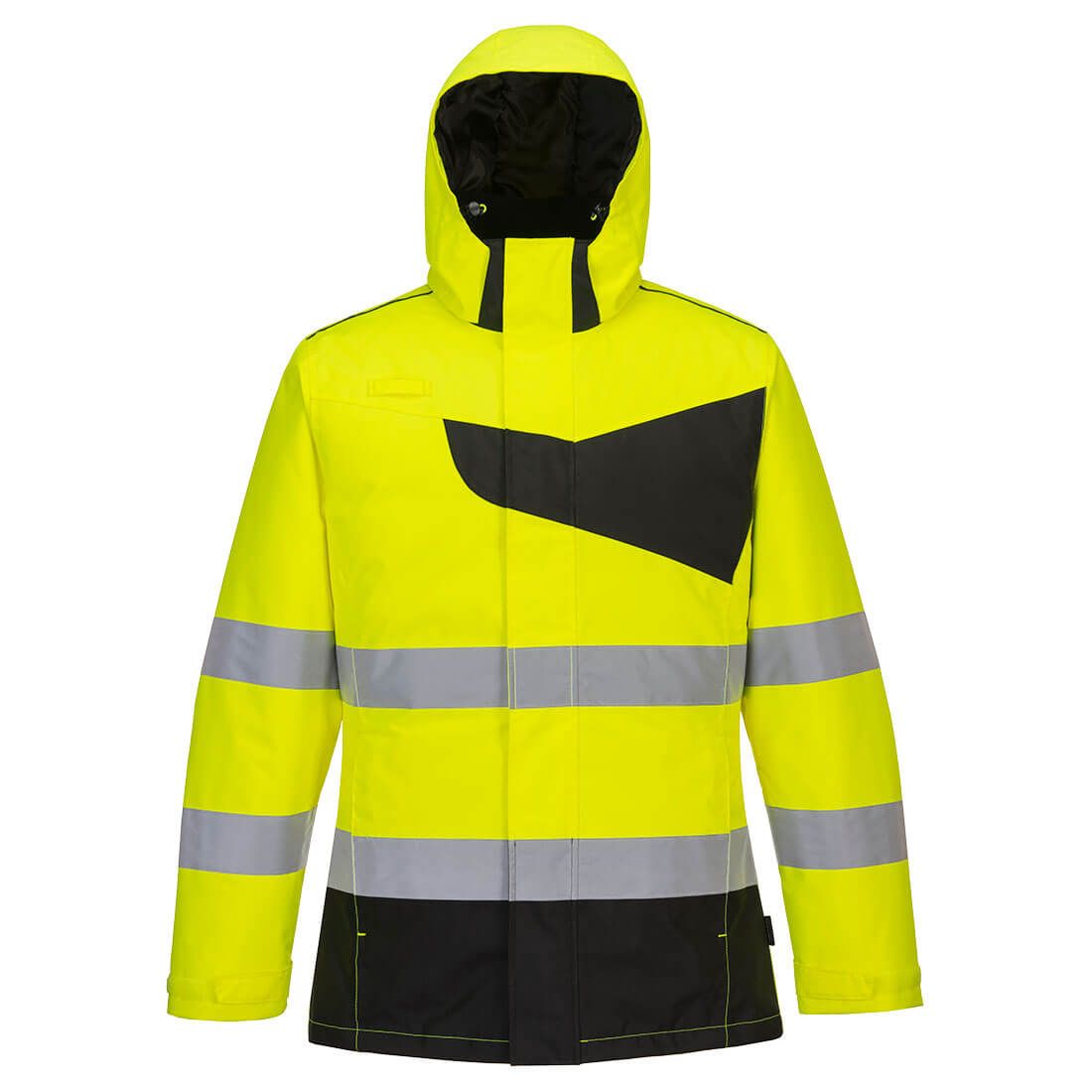PW2 Hi-Vis Winter Jacket, 4XL, R, Yellow/Black