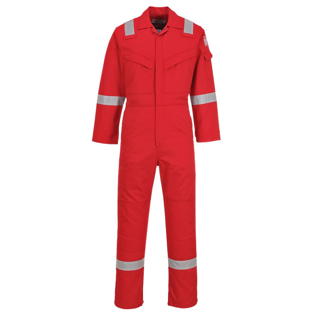 Flame Resistant Anti-Static Coverall 350g, 4XL, R, Red