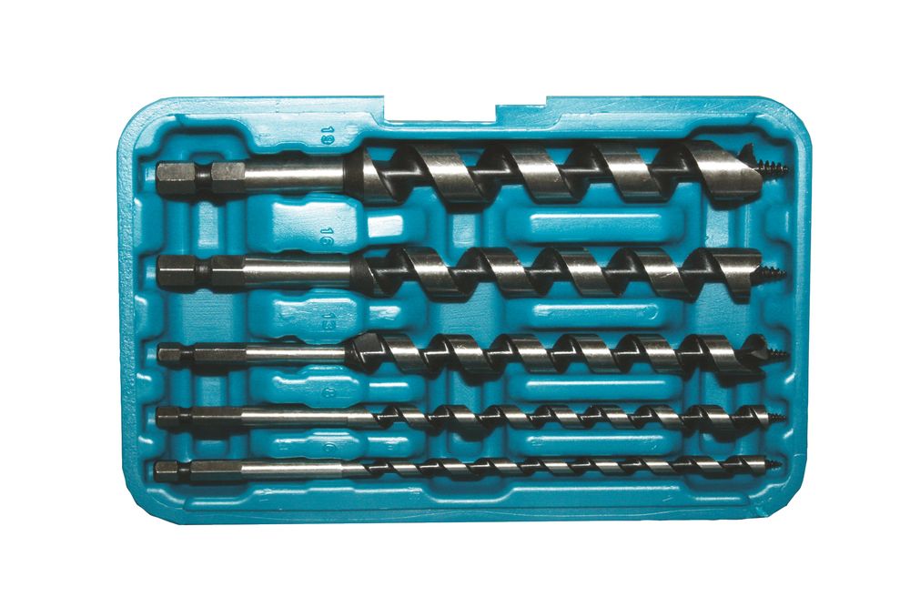 MAKITA P-46464 PERFORMANCE AUGER WOOD BIT ASSORTED SET 200mm (5 PIECE)