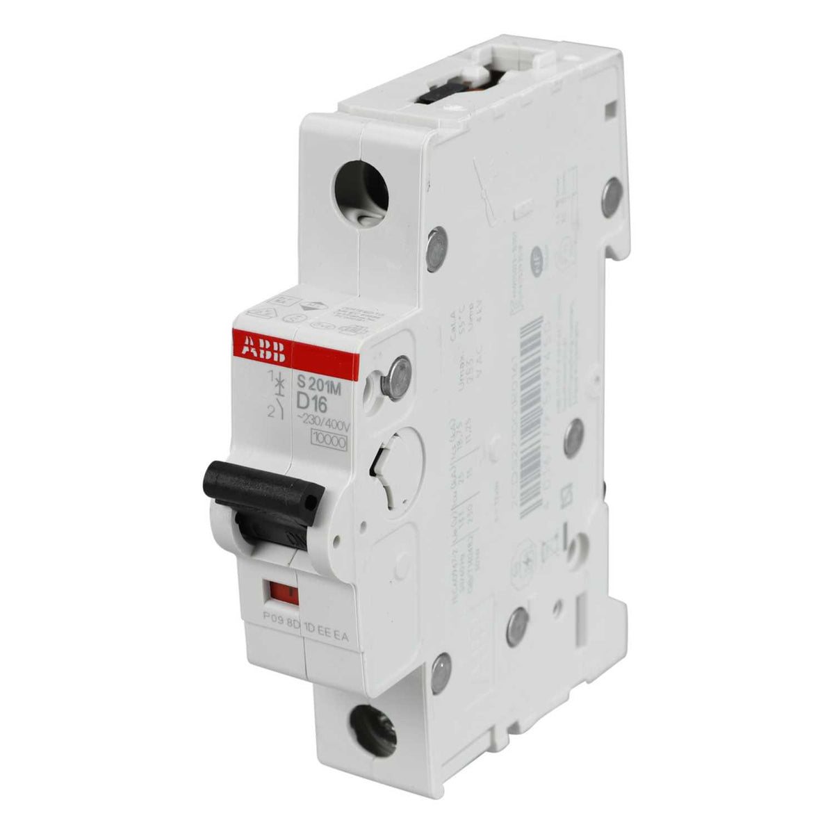 ABB 16A Single Pole 10kA D Curve MCB