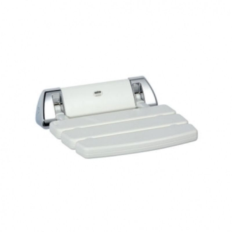 MIRA 2.1536.129 SHOWER SEAT WHITE/CHROME