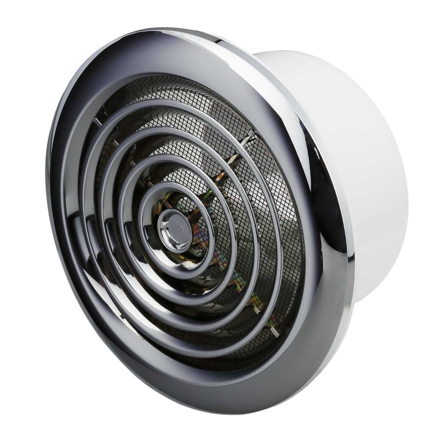 Addvent 100mm 4" Circular Air Diffuser Chrome