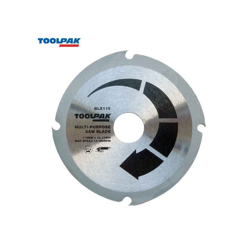 TOOLPAK BLX115 MULTI PURPOSE SAW BLADE 115mm
