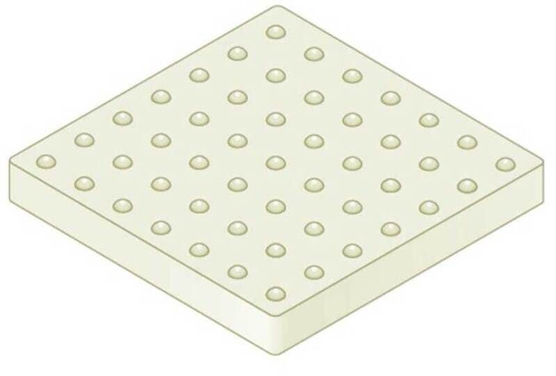 BRETT TACTILE BLISTER PAVING 450 x 450 x 50mm BUFF BPE50BF