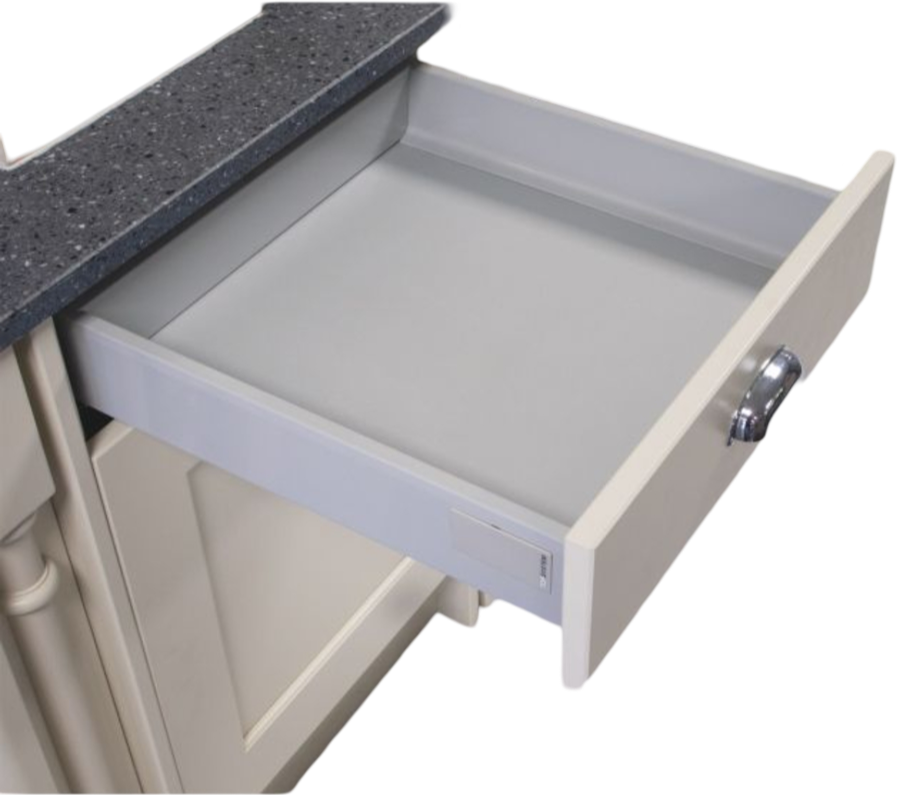 TKC 18BT8630G TOP BOXED SHALLOW DRAWER 86 x 300mm GREY