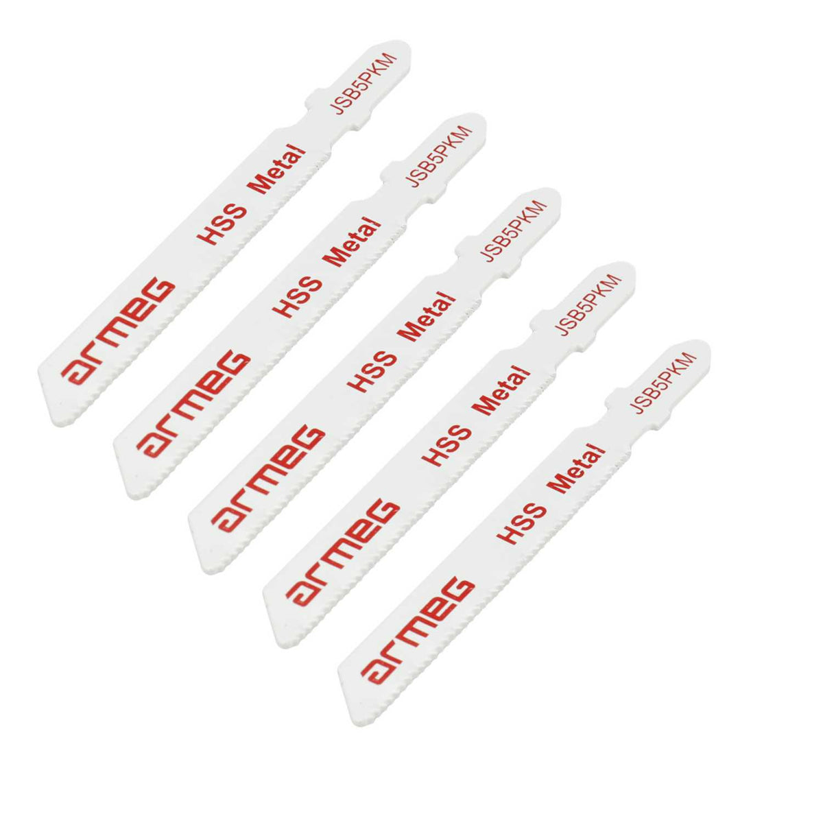 Armeg Metal HSS Jigsaw Blades (Pack of 5)