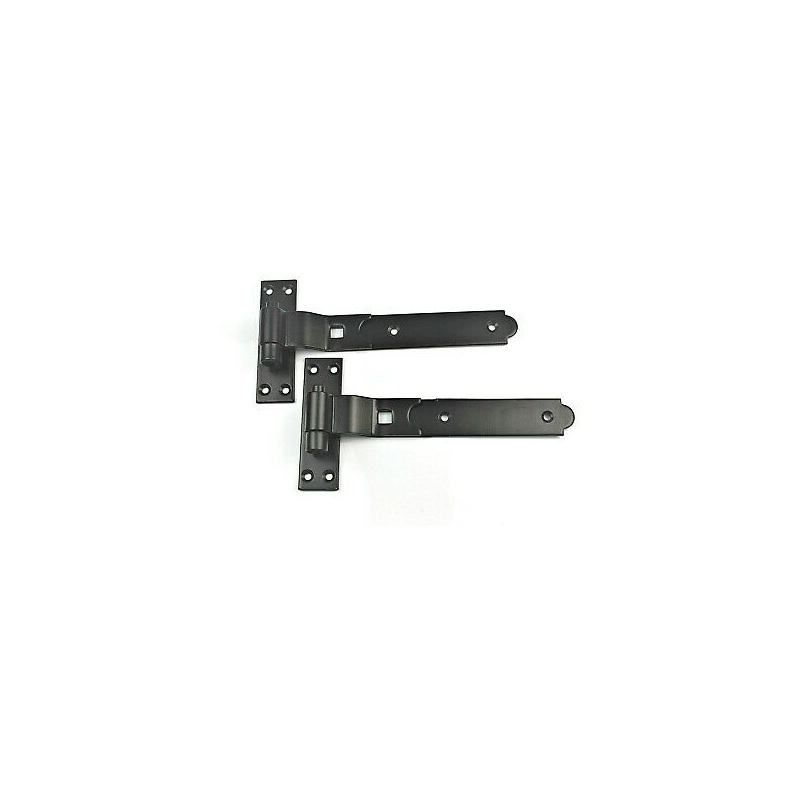 A PERRY NO 130 CRANKED HOOK & BAND 450mm 18" (PAIR) BLACK 130-0450BK