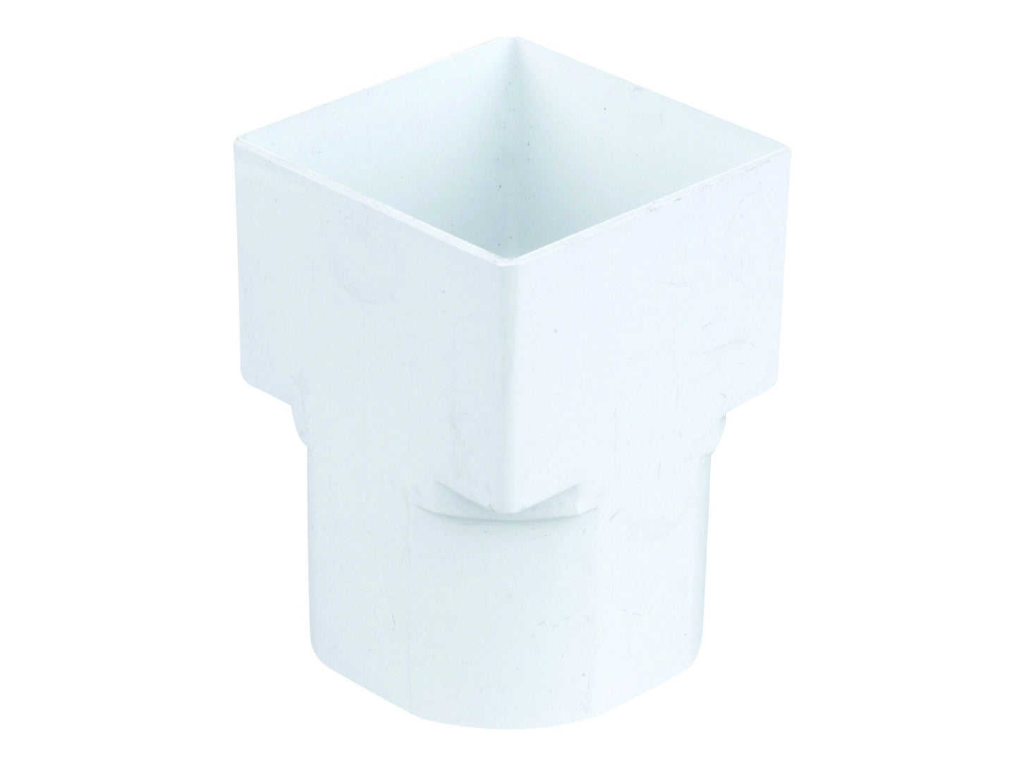 OSMASQUARELINE PVCU ADAPTOR SQUARE TO ROUND 61mm 4T836W WHITE