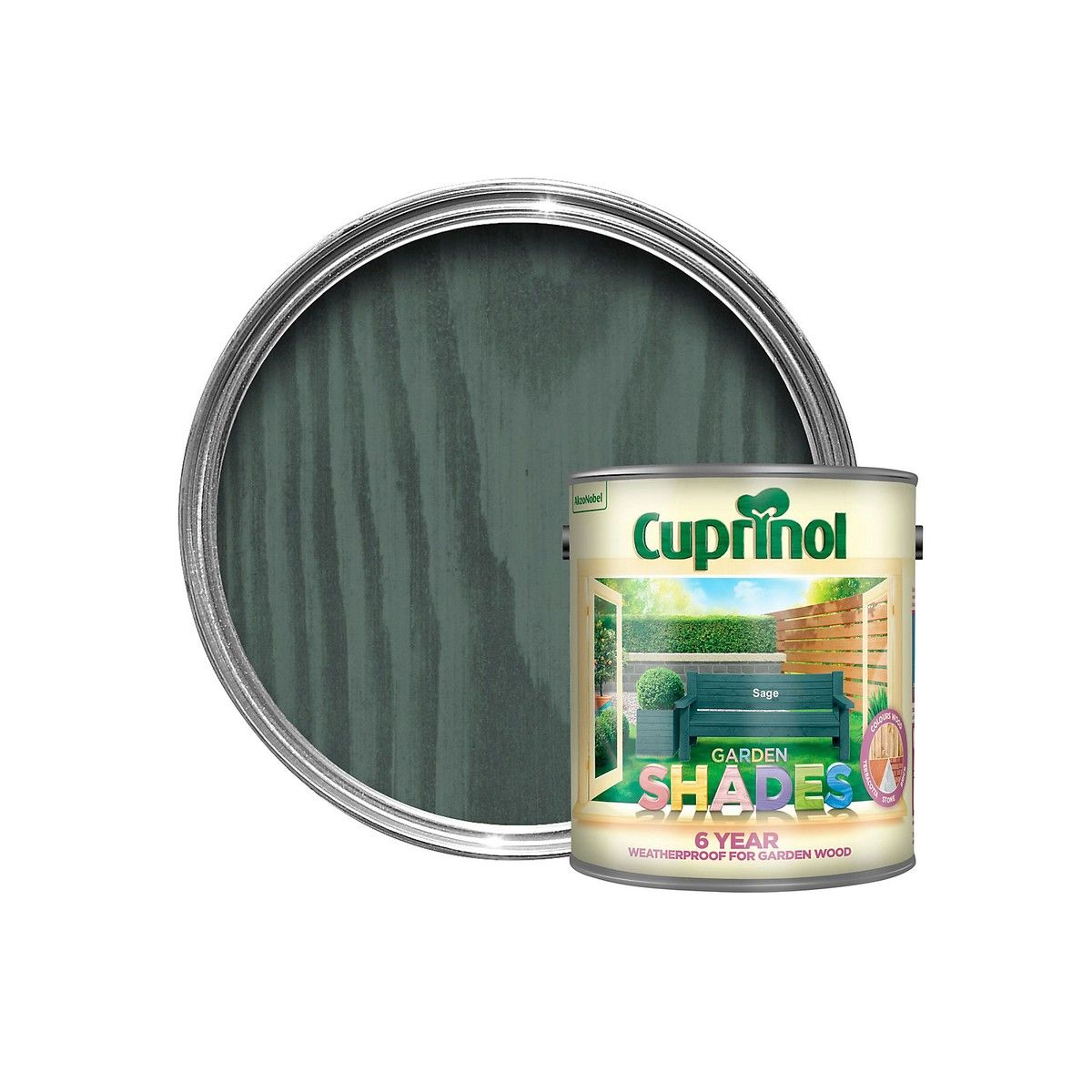 CUPRINOL GARDEN SHADES 2.5l SAGE 5083479
