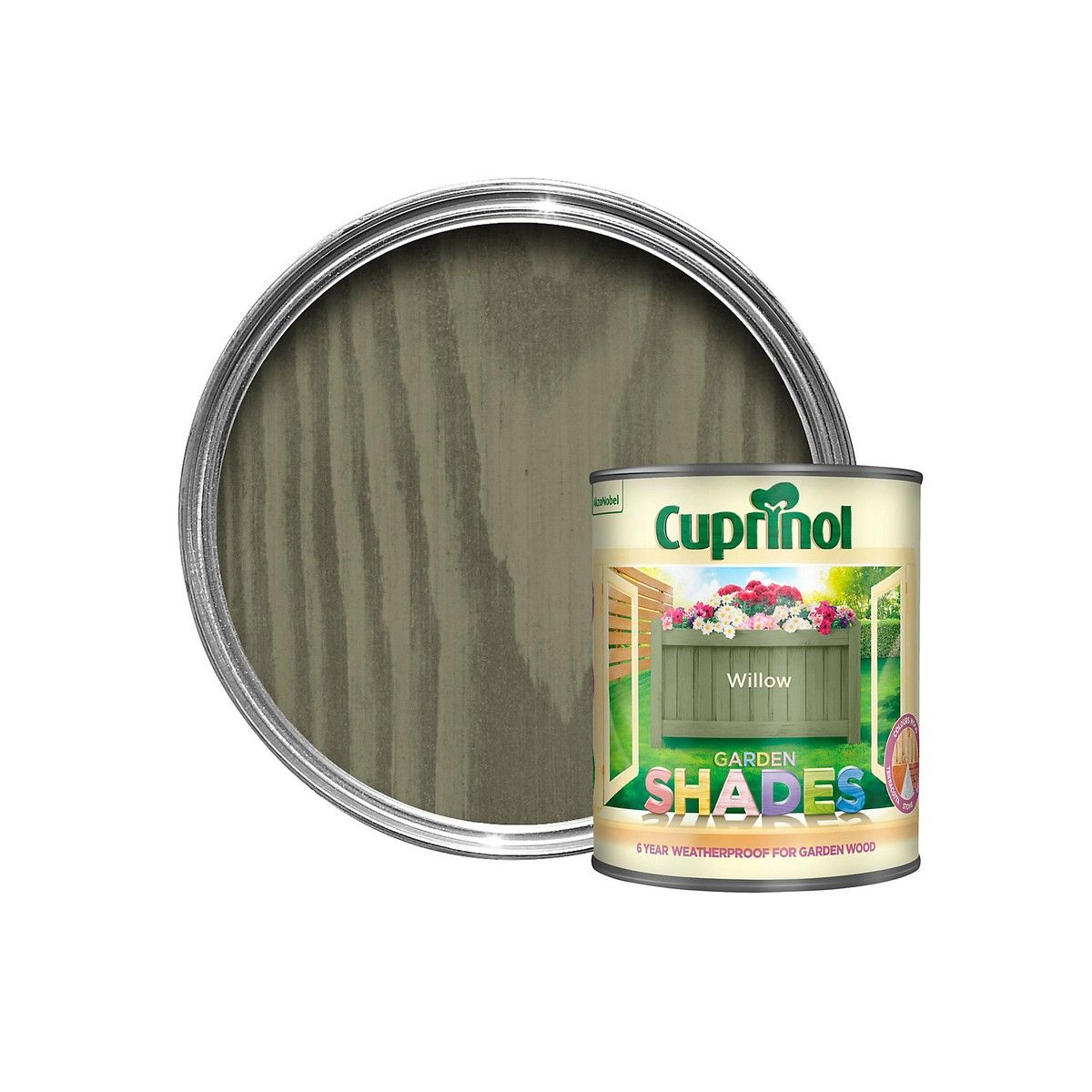 CUPRINOL GARDEN SHADES PAINT 1l WILLOW 5083483