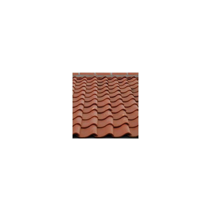 LIFESTILES ASHVALE CLAY HAND CRAFTED PANTILE RED 340 x 240mm