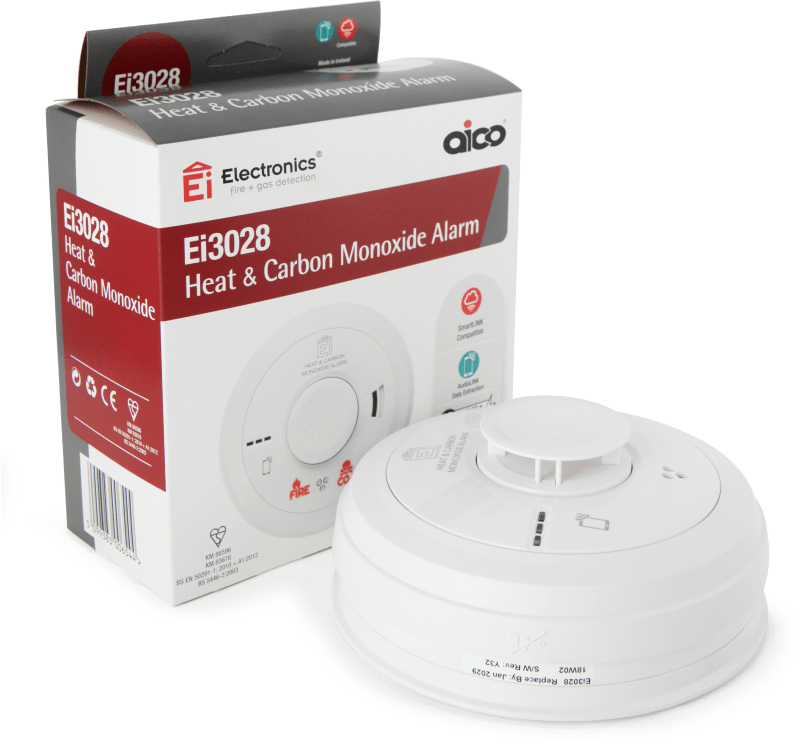 AICO MULTI SENSOR HEAT & CO ALARM EI3028