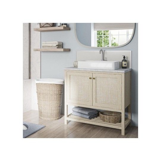 WETWALL LAMINATE VANITY WORKTOP 28 x 425 x1500mm BRERA MARBLE 14000033