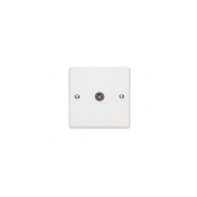 CONTACTUM 1-GANG NON ISO COAX SOCKET X2147