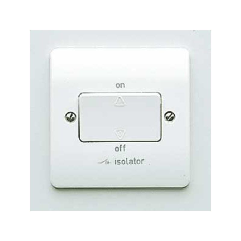 WEW TRIPLE POLE FAN ISOLATOR SWITCH 10a WHITE K4859WHI