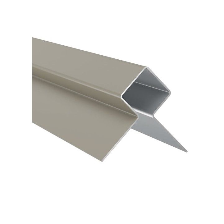 JAMES HARDIE PLANK METAL TRIM EXTERNAL CORNER PROFILE 3m MONTEREY TAUPE 5300278